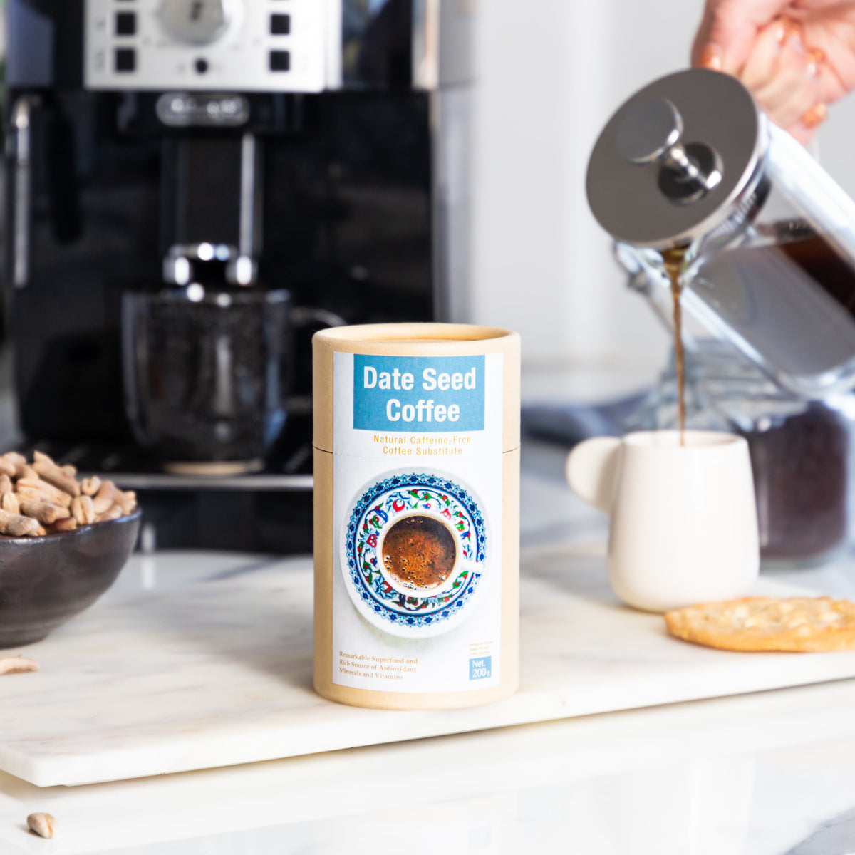 MagicT Date Seed Coffee (Dark Roast): Caffeine Free natural Coffee Substitute