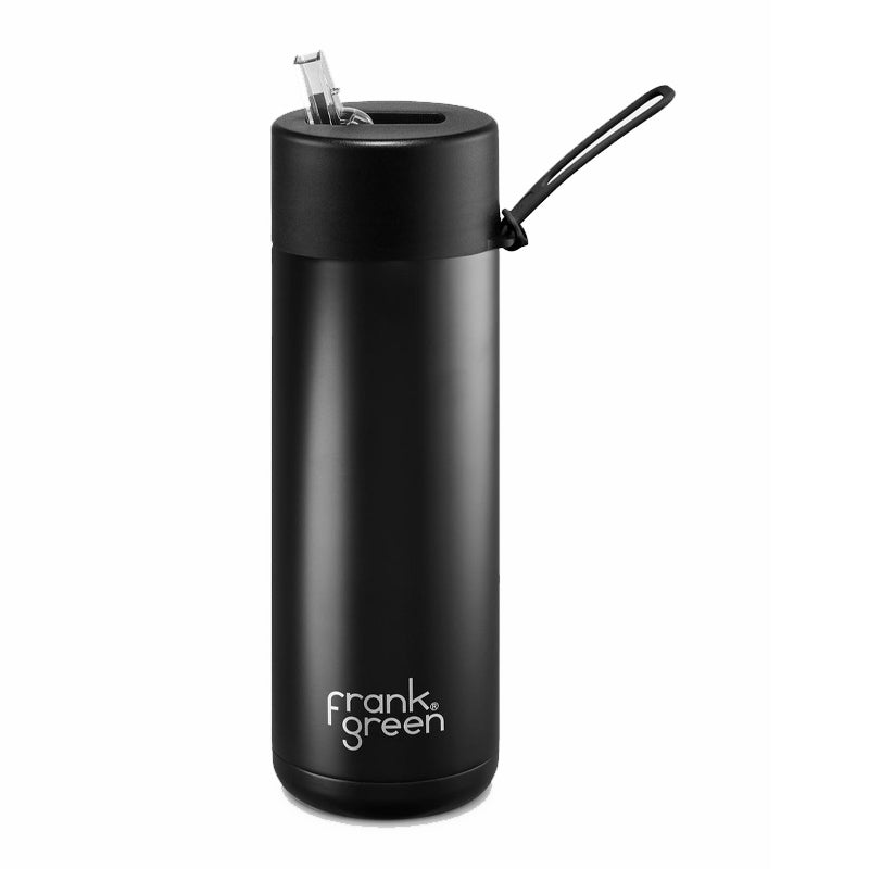 Frank Green 20oz Ceramic Reusable Bottle - Straw