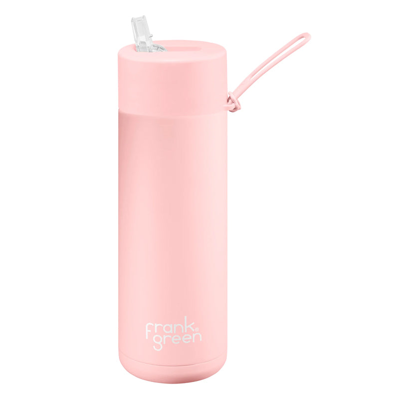 Frank Green 20oz Ceramic Reusable Bottle - Straw