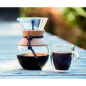 Bodum Pour Over Coffee Maker Cork - 1 Litre at The Coffee Collective NZ