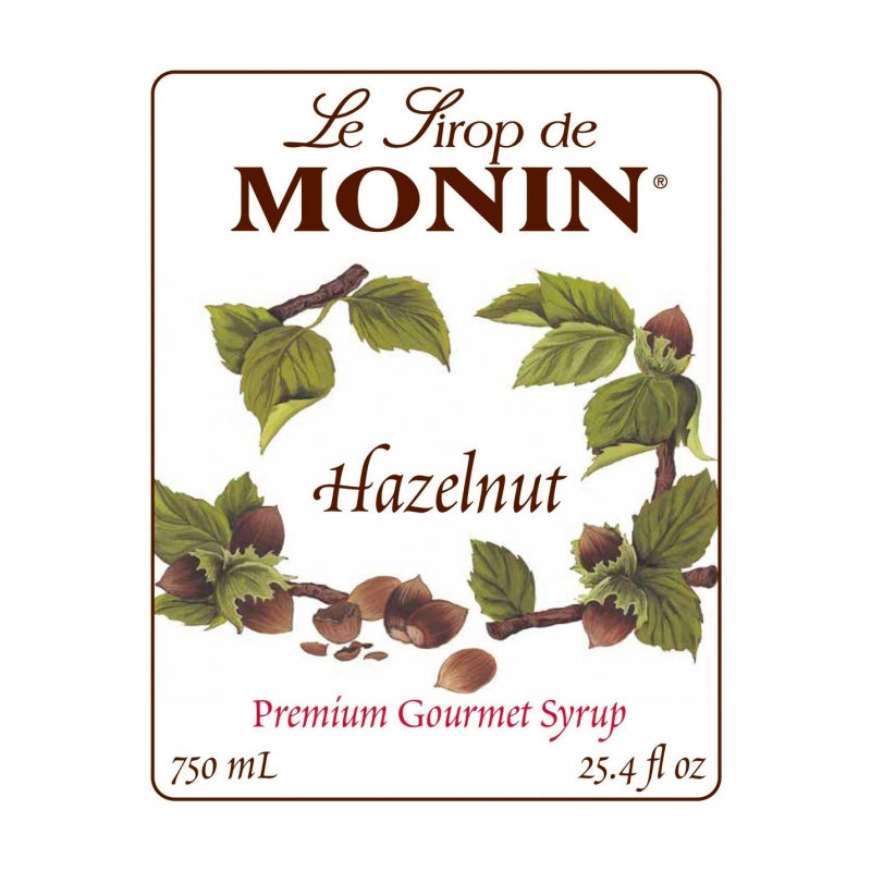 Monin Hazelnut Syrup 1L The Coffee Collective NZ