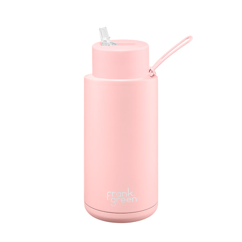 Frank Green 34oz Ceramic Reusable Bottle Blushed