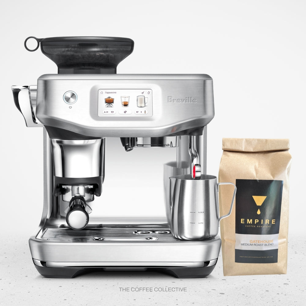 Breville Barista Touch Impress Silver &amp; Coffee Subscription Empire