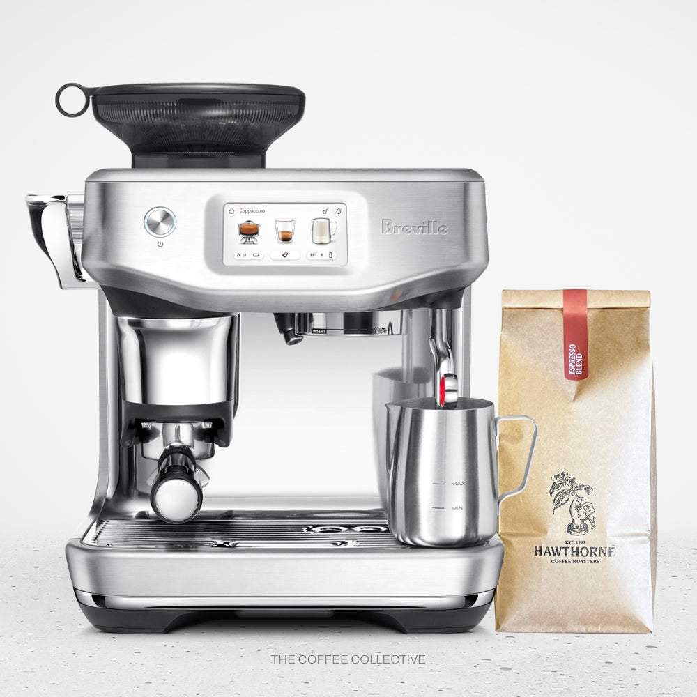 Breville Barista Touch Impress Silver &amp; Coffee Subscription Hawthorne