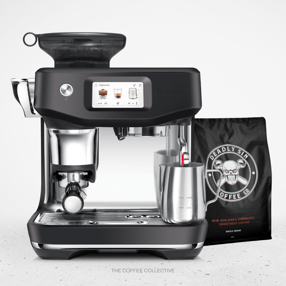 Breville Barista Touch Impress Black &amp; Coffee Subscription Deadly Sin