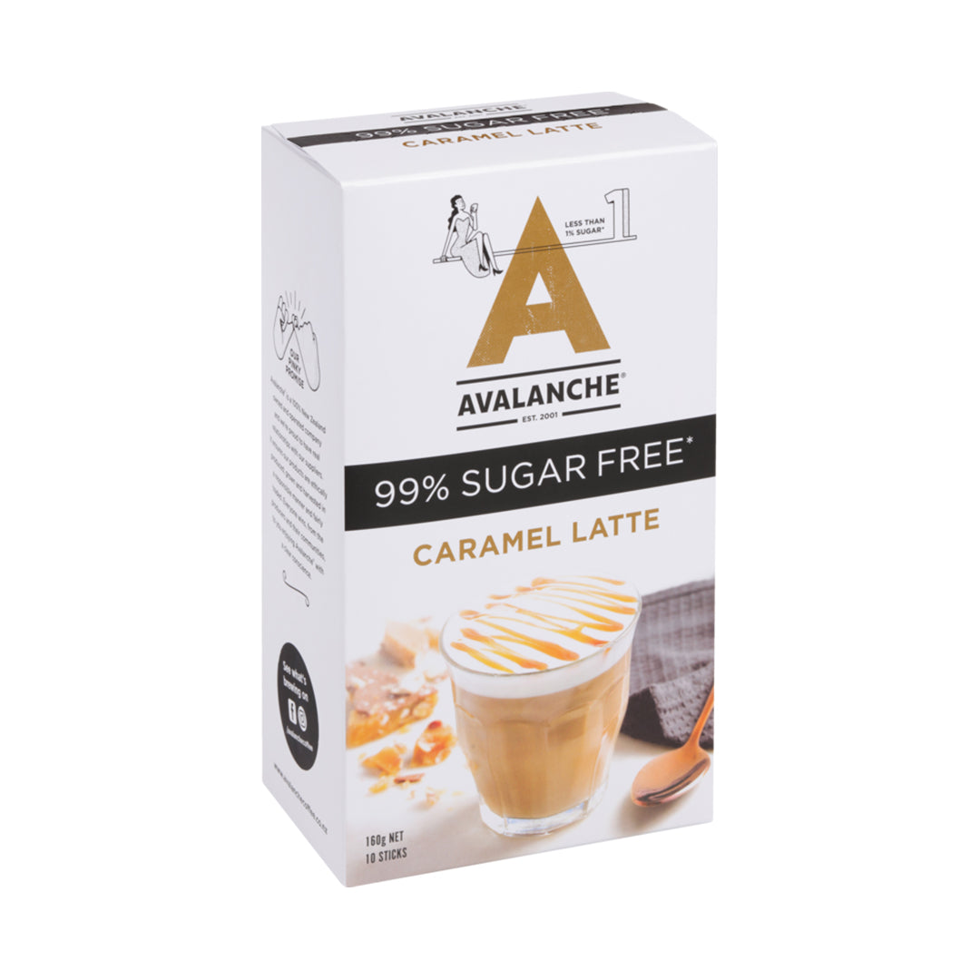 Avalanche 99% Sugar Free Sachets Caramel Latte