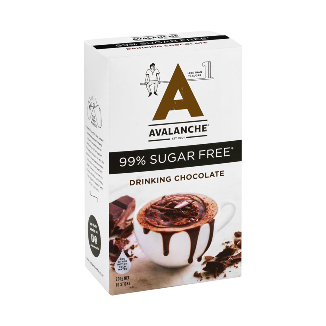 Avalanche 99% Sugar Free Sachets Drinking Chocolate