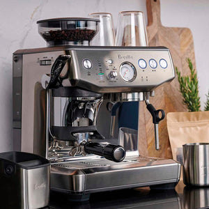 Breville Barista Express Impress Silver & Coffee Subscription