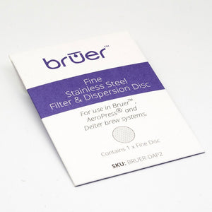 Bruer Coffee Filter Dispersion Disc - Fine