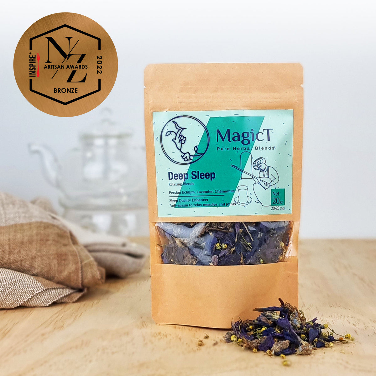 Deep sleep: Persian Echium, Chamomile and Lavender - Magic T