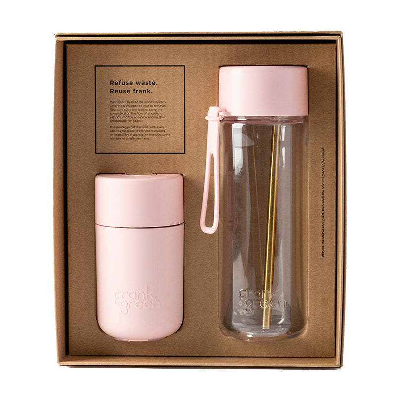 Frank Green Original Reusable Gift Set Blushed