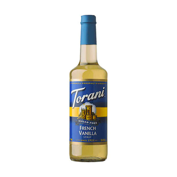 Torani Sugar Free French Vanilla Syrup 750ml