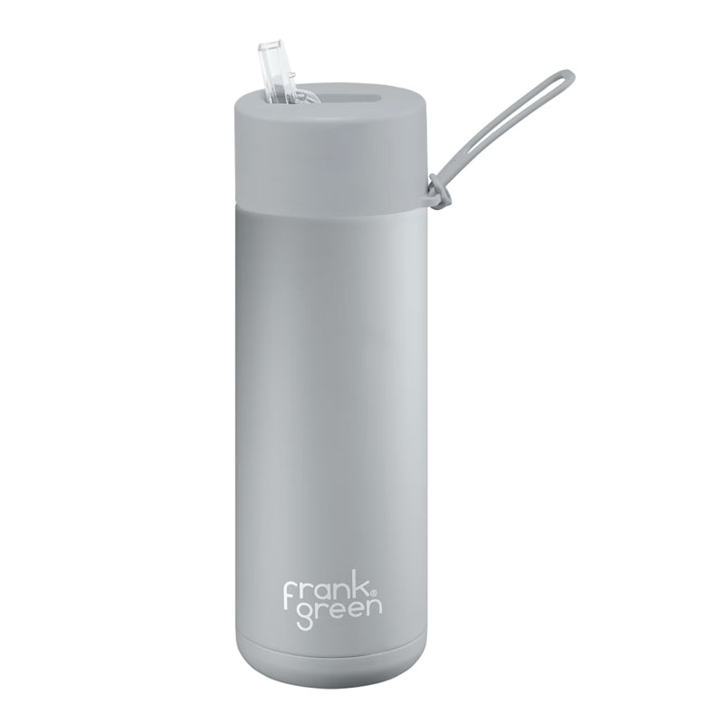 Frank Green 20oz Ceramic Reusable Bottle - Straw