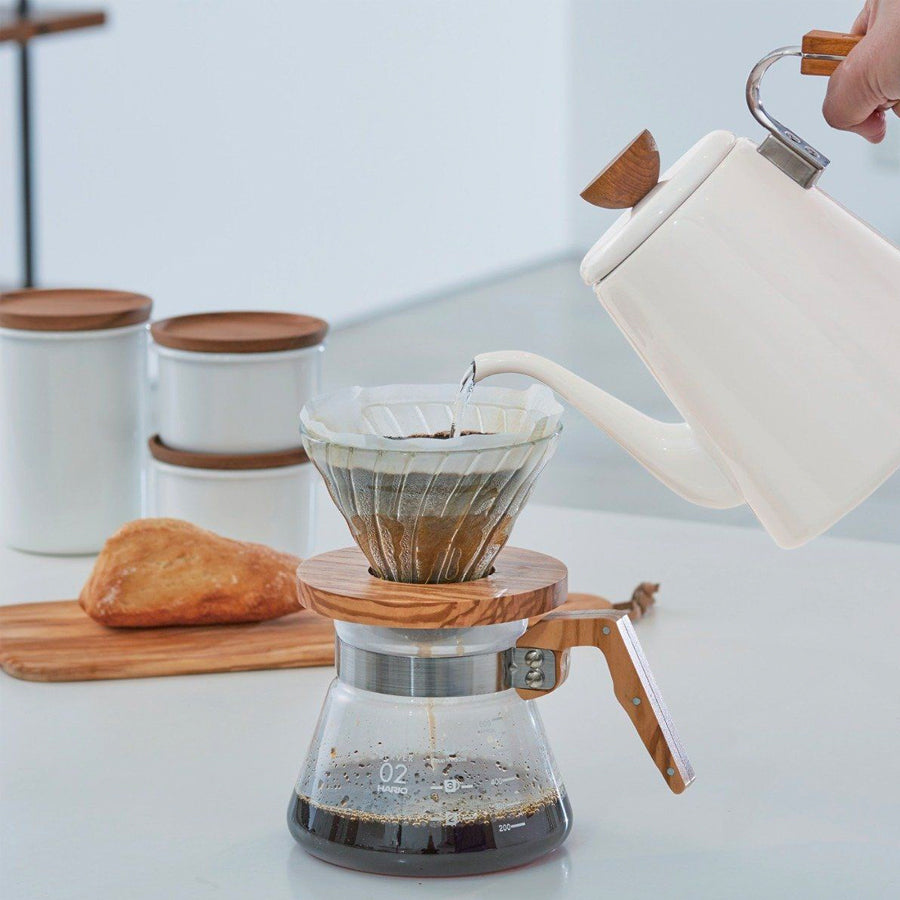 Hario V60 Server 02 - Olive Wood