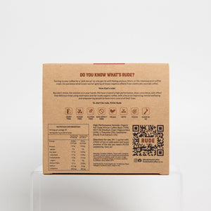 Rude Coffee Fair Trade & Organic Nootropic Coffee - 30 Sachets - Sweet