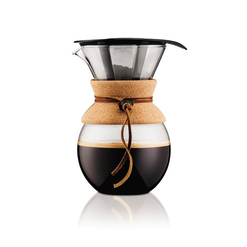 Bodum Pour Over Coffee Maker Cork - 1 Litre at The Coffee Collective NZ