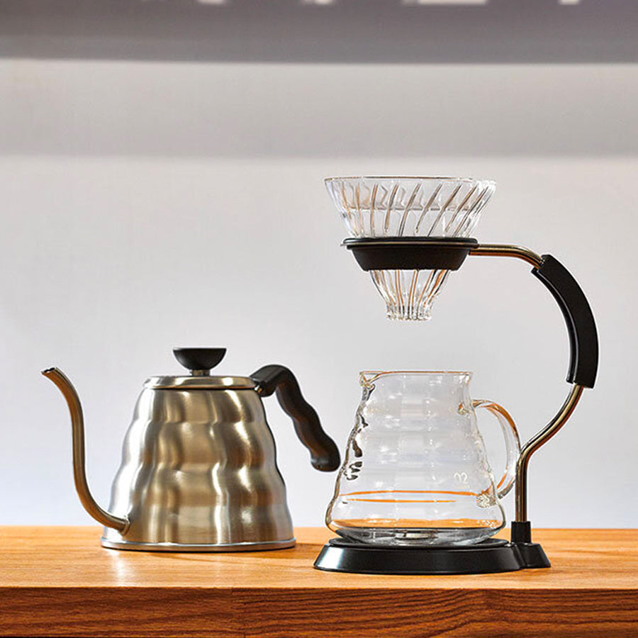 Hario V60 Arm Stand Glass Dripper Set 02