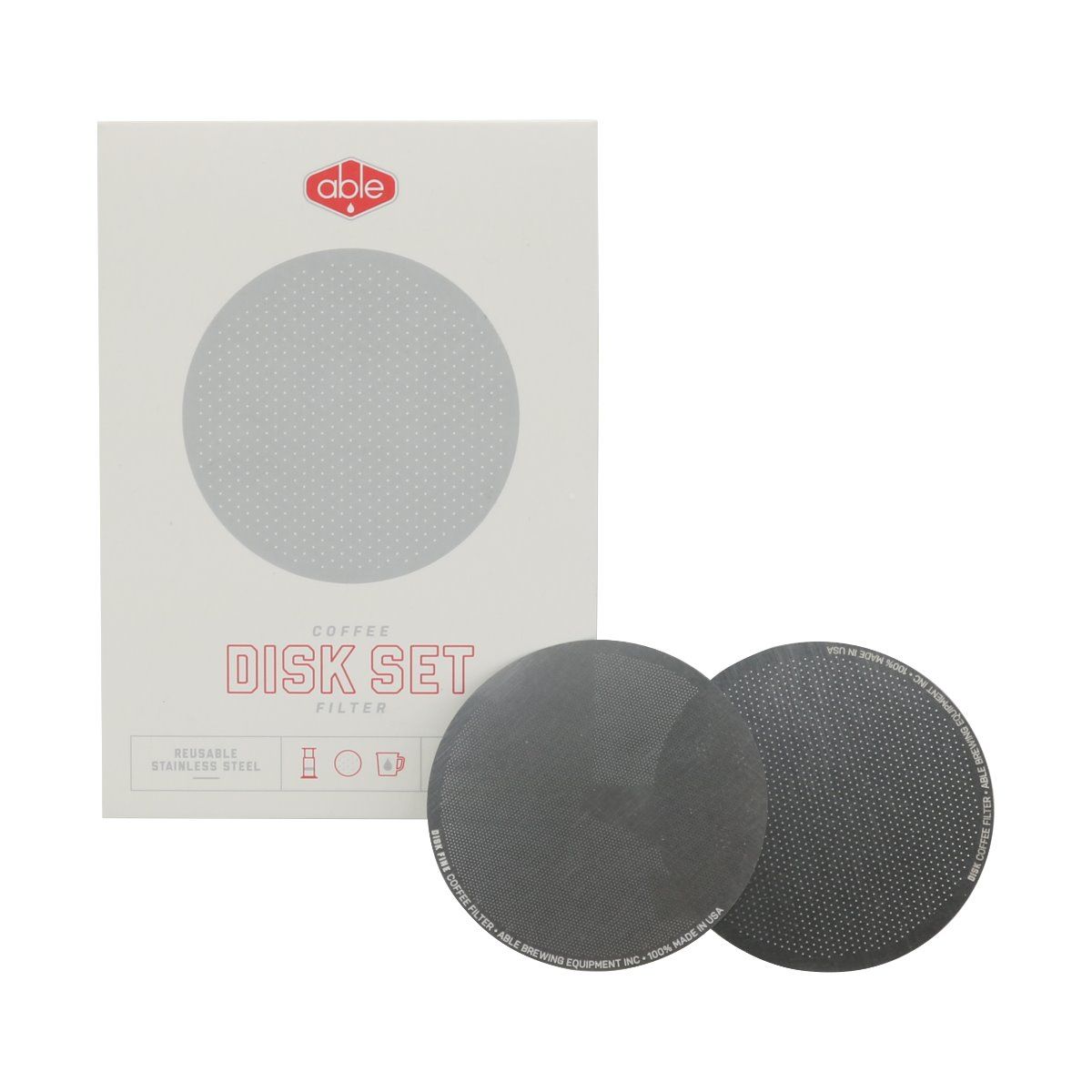 Stainless Able Disk Set For Aeropress | The Coffee Collective NZ