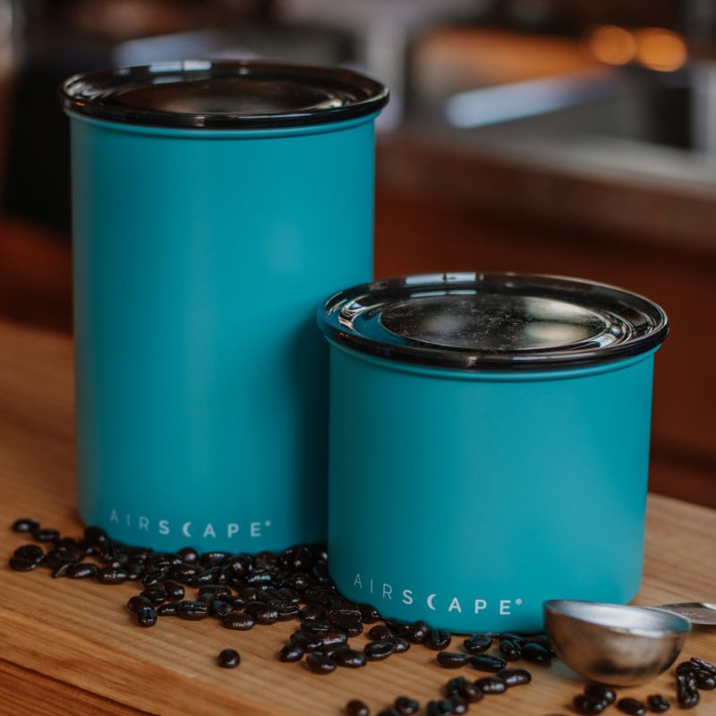 Airscape Classic Matte Turquoise 7&quot; Small Container - 200g