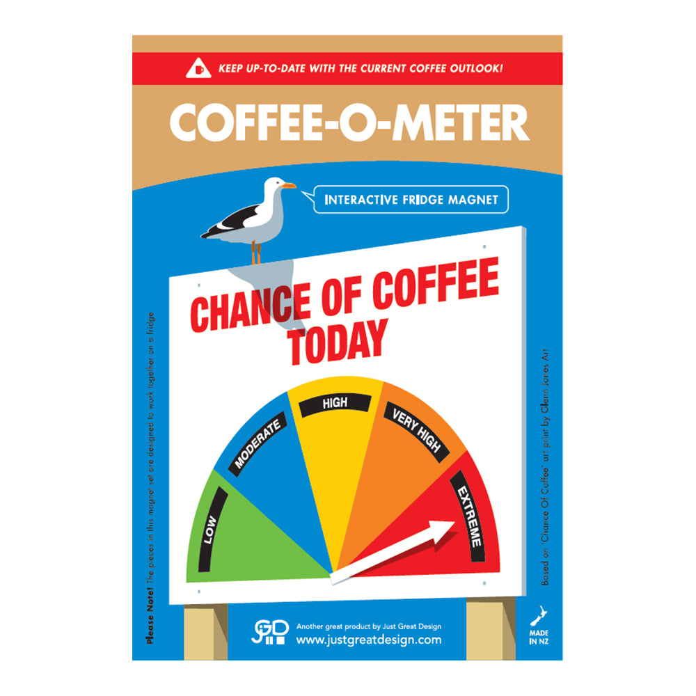 Chance of Coffee Fridge Magnet
