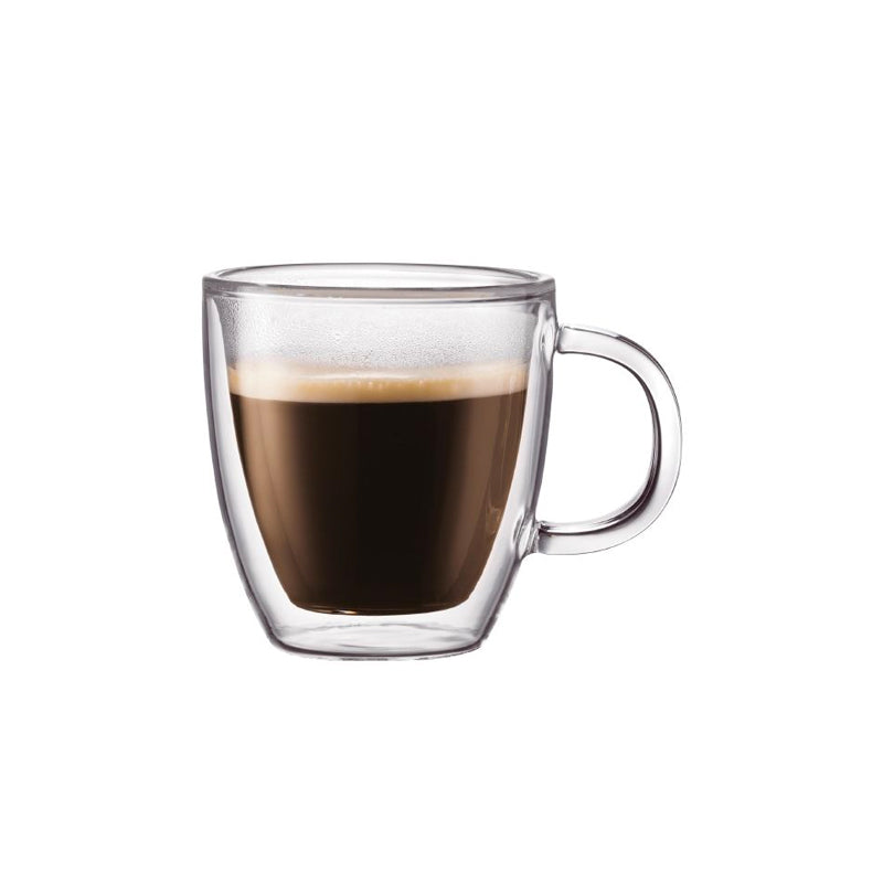 Bodum Bistro Double Wall Espresso Mug 0.15L - 2 Pack