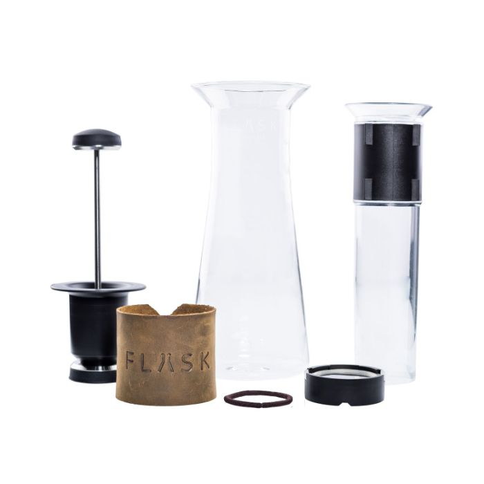 Flask Coffee Press, Glass - 17oz