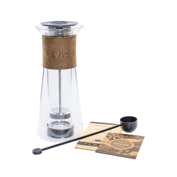 Flask Coffee Press, Glass - 17oz