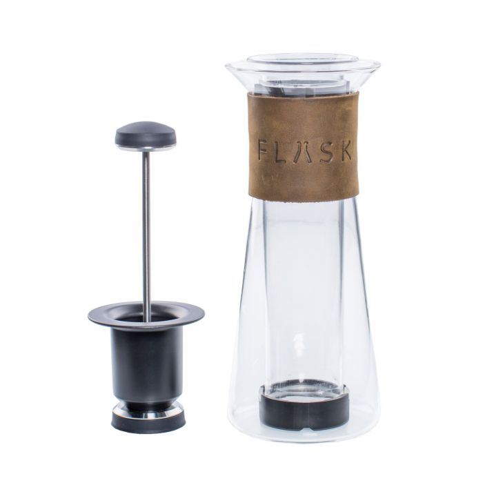Flask Coffee Press, Glass - 17oz