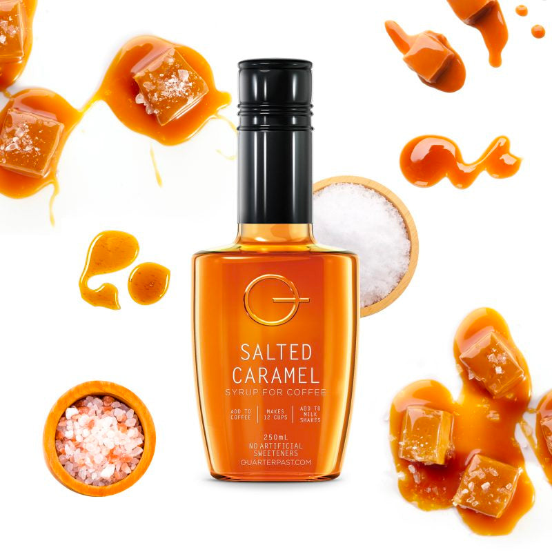 Quaterpast Coffee Syrup 250ml - Salted Caramel | The Coffee Collective