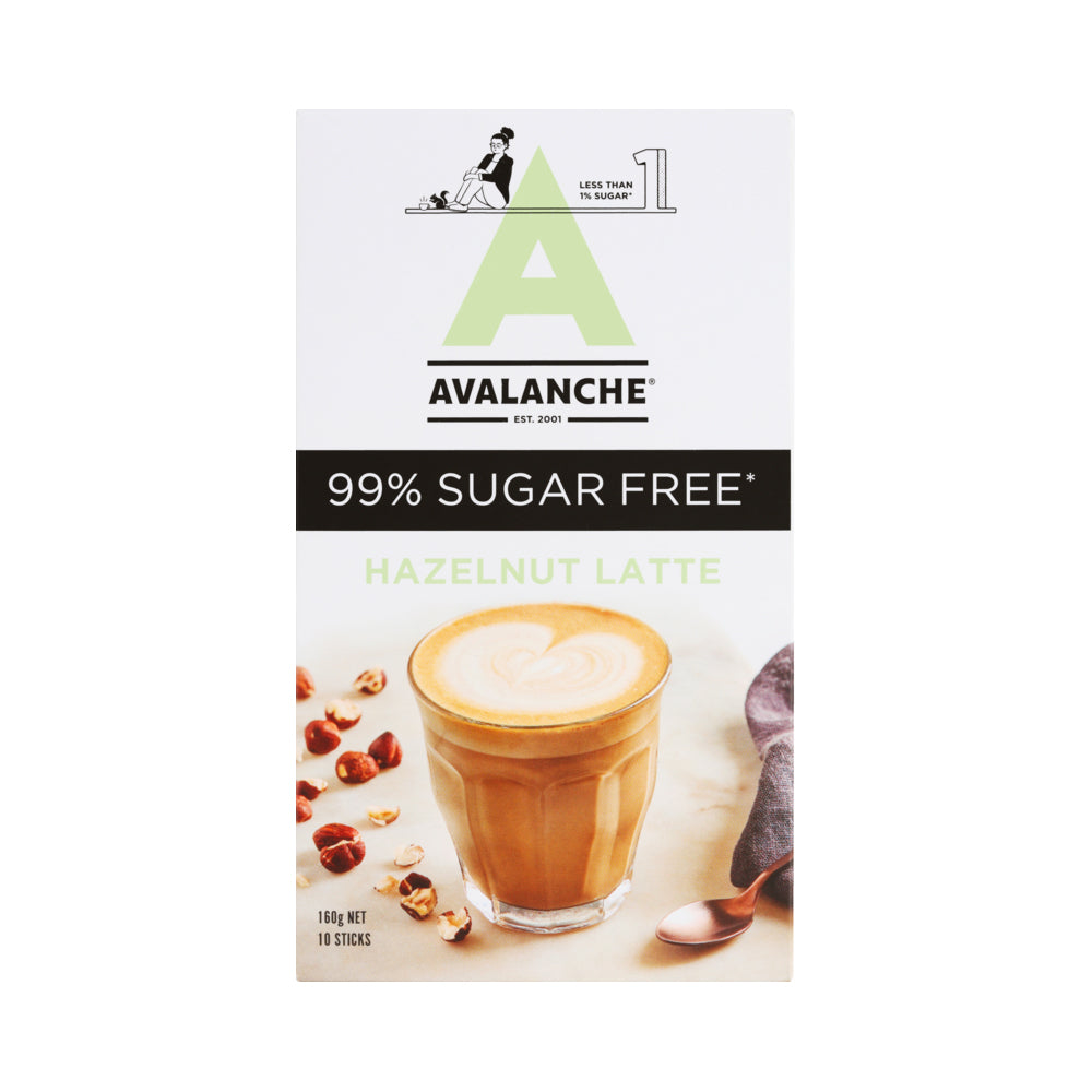 Avalanche 99% Sugar Free Sachets Hazelnut Latte
